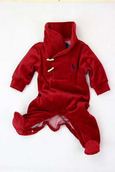 Pijama de Terciopelo para Bebé con Pie Integrado - Image 6