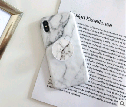 Funda iPhone Retro Mármol Floral con Soporte Telescópico - Image 11