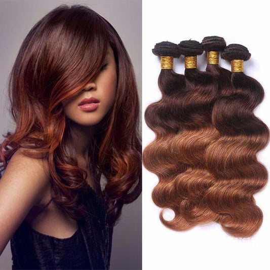 Peluca de Cabello Natural Ondulado - Efecto Volumen y Movimiento