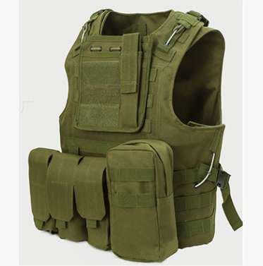 Chaleco Táctico Anfibio Multiusos con Carabineros para Deportes Extremos