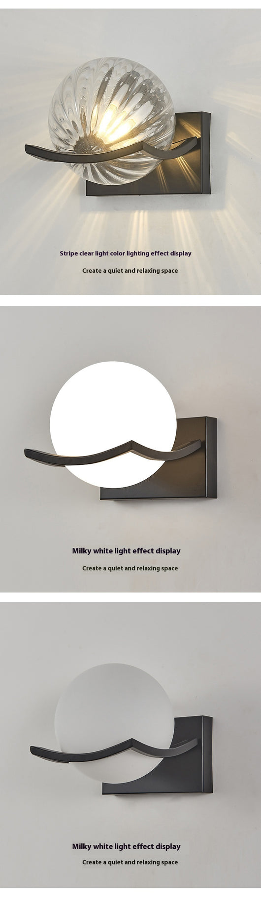 Lámpara de Pared Minimalista para Dormitorio - Image 14