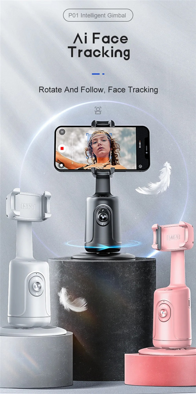 Gimbal Inteligente con Seguimiento de Rostro 360° para Smartphone - Image 22