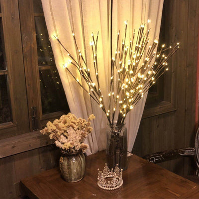 Lámpara Decorativa LED con Rama Simulada para Ambientes - Image 9