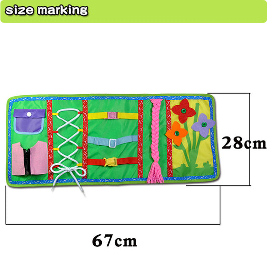 Libro de Tela Sensorial para Bebé Niña - Image 14