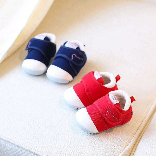 Zapatos de Algodón Cálidos con Forro de Terciopelo para Niños y Niñas
