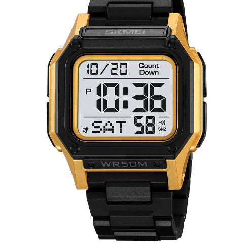 Reloj Deportivo Digital para Hombre con Luz Nocturna y Resistencia al Agua