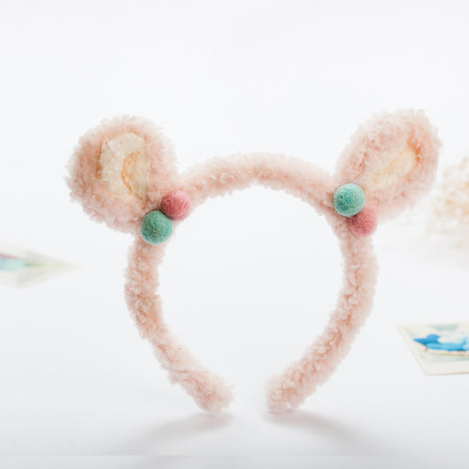 Diadema con orejas de peluche - Image 4