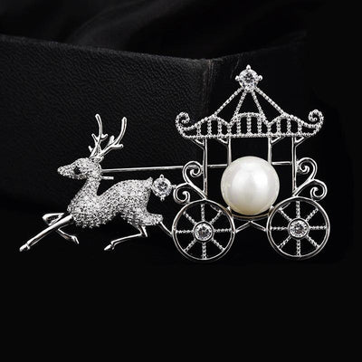 Broche de Circón Ámbar