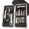 Kit Completo de Manicura Profesional 12 Piezas - Cortaúñas y Tijeras de Precisión