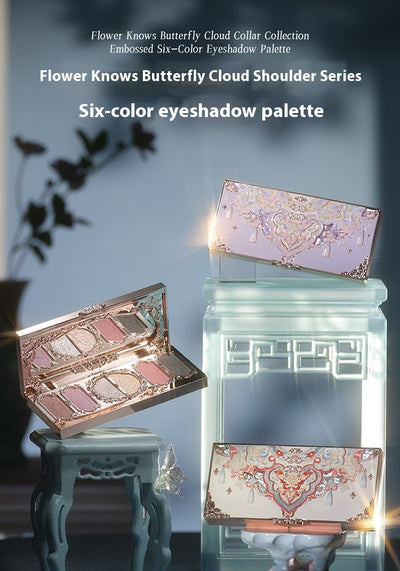 Paleta de Sombras Mariposa Cloud - 6 Colores Mate - Image 7