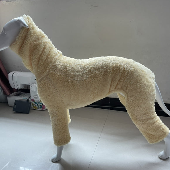 Abrigo Reversible de Cuello Alto para Perros - Colores Sólidos