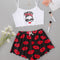 Short de Tirantes Estampado para Servicio del Hogar