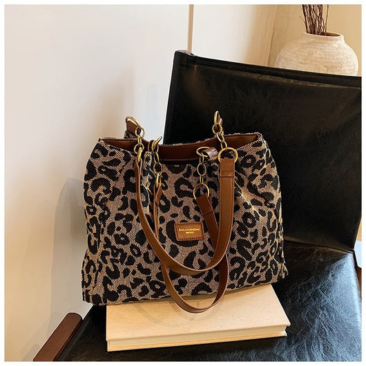 Bolsa de Hombro Estampado Leopardo Multiuso - Gran Capacidad y Estilo - Image 18