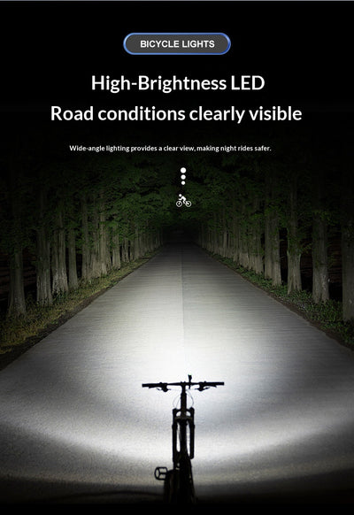 Luz Frontal Recargable de Alta Intensidad para Bicicleta - Image 13