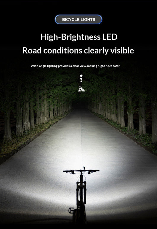 Luz Frontal Recargable de Alta Intensidad para Bicicleta - Image 13