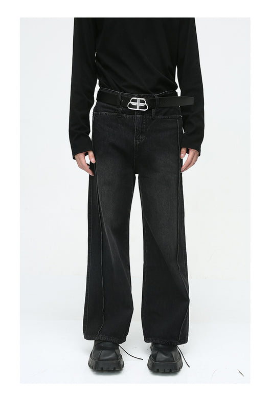 Jeans Retro Casual Americano con Efecto Desgastado - Image 16