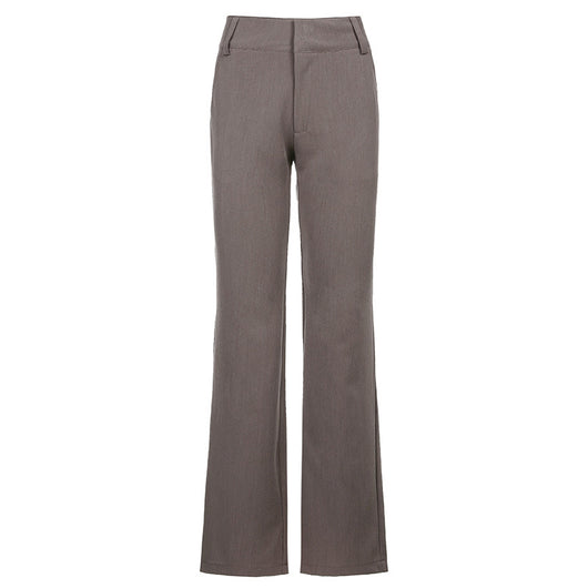 Pantalones Casuales Acampanados Cintura Baja para Mujer - Image 5