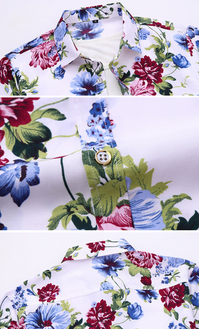Camisa Estampada para Hombre Talla Grande - Colección Verano - Image 12