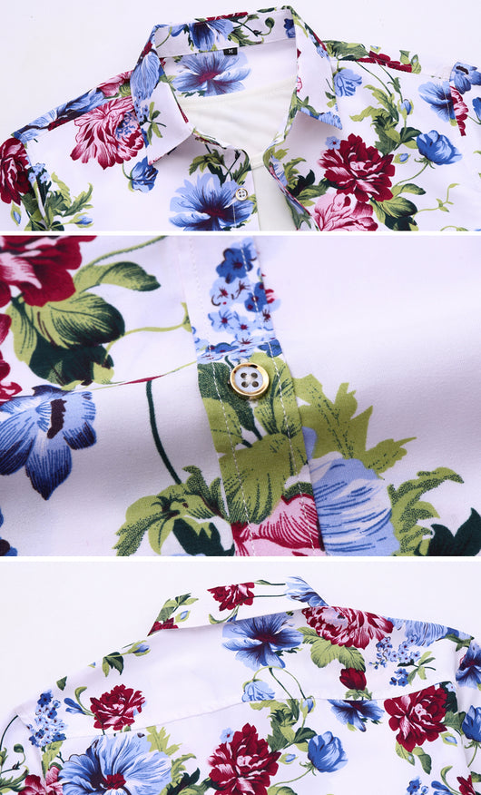 Camisa Estampada para Hombre Talla Grande - Colección Verano - Image 12