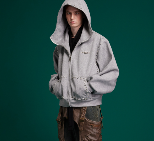 Sudadera con Capucha Oversized Estilo Industrial - Image 5