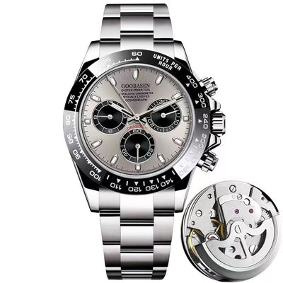 Reloj Mecánico para Hombre con Calendario y Movimiento Quartz - Image 9