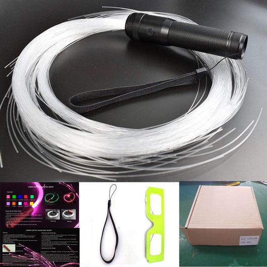 Vara Luminosa LED Multicolor con Fibra Óptica para Animadores y Fiestas - Image 6