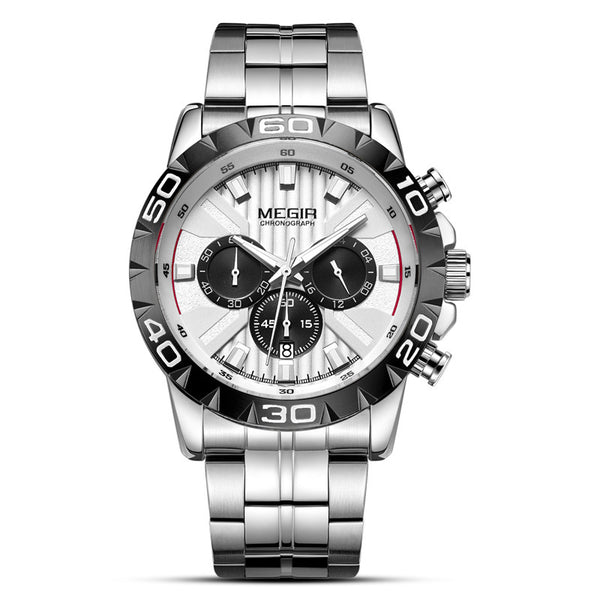 Reloj de Negocios Multifuncional con Pulsera de Acero - Image 4