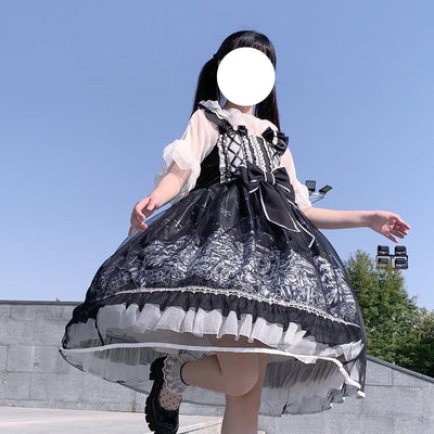 Vestido JSK Lolita Dreamland - Falda Voluminosa Kawaii con Encanto de Parque de Diversiones - Image 7