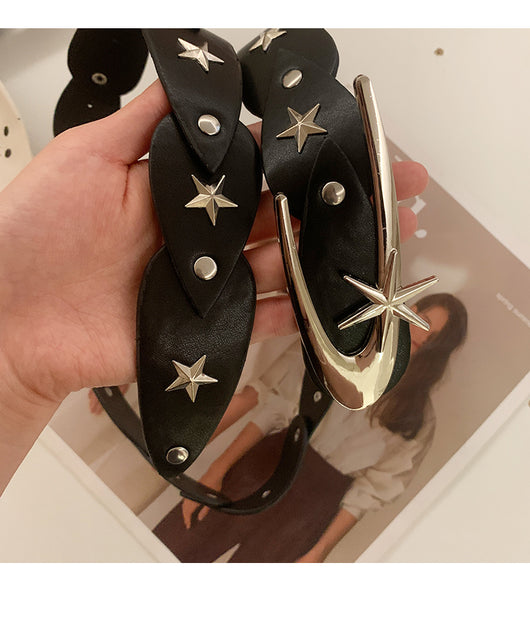 Cinturón Ancho de Diseño Exclusivo XINGX para Mujer - Image 10