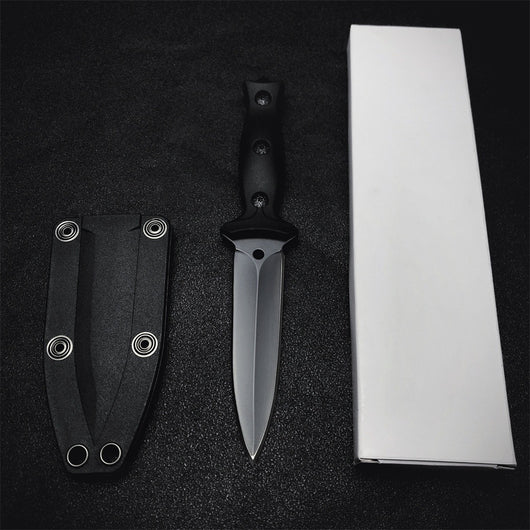 Cuchillo de Camping Portátil Hoja Recta para Aventuras al Aire Libre - Image 2