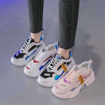 Tenis con Plataforma y Bloques de Color - Image 3