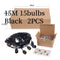Black 2-Pin EU 15M 15bulbs