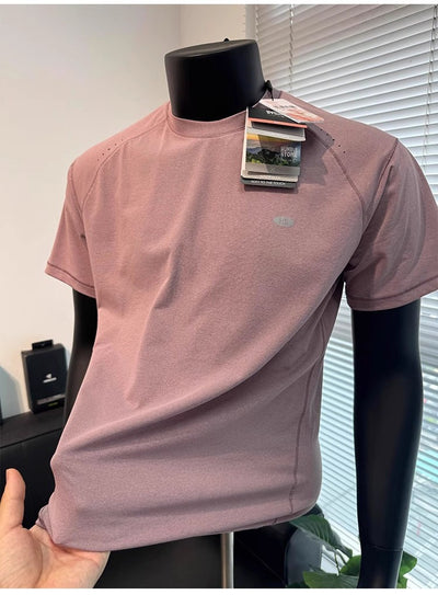 Playera Deportiva Manga Corta Perforada Secado Rápido para Hombre - Image 15