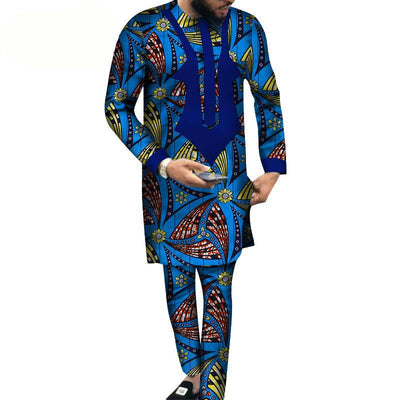 Conjunto Hombre Pantalón y Playera Estampado Batik Algodón - Image 15