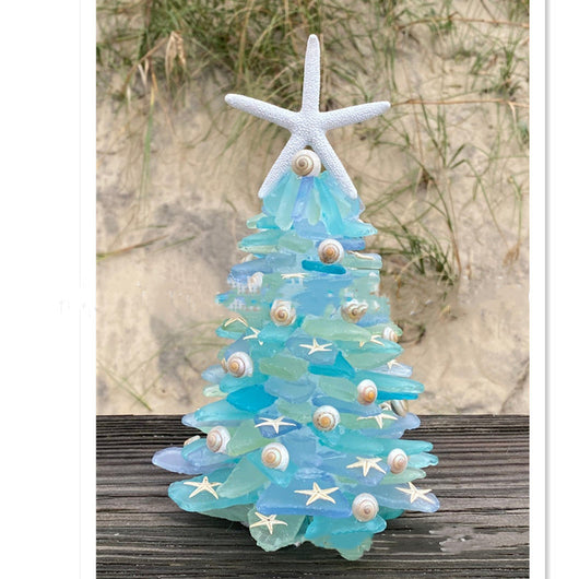 Árbol de Navidad Azul de Cristal DIY - Decoración Única y Creativa - Image 3