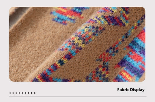 Rebozo Étnico Geométrico Pop con Borlas Artesanales - Image 31