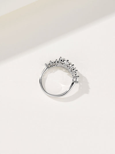 Anillo de Plata 925 Doble Capa con Diamantes de Imitación y Diseño Abierto - Image 12
