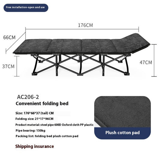 Cama Plegable Portátil para Camping y Oficina - Image 14