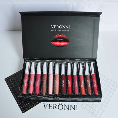 Estuche de 12 Labiales Surtidos - Set de Regalo Premium - Image 4
