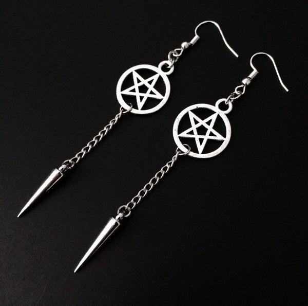 Aretes de Estrella de Cinco Puntas
