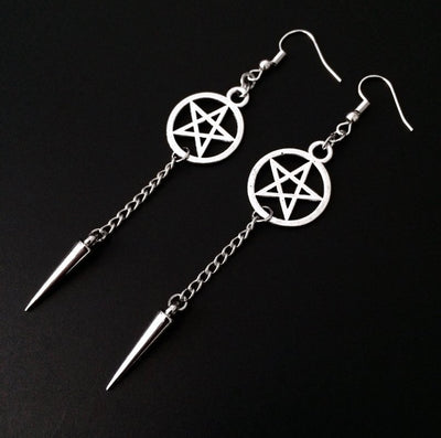 Aretes de Estrella de Cinco Puntas