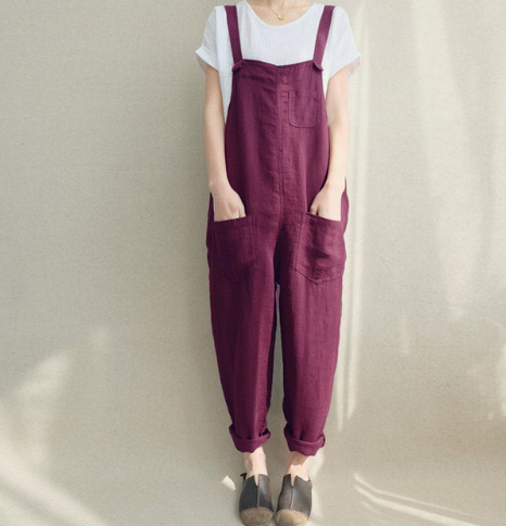 Pantalones Casuales de Algodón y Lino para Mujer - Transpirables y Cómodos - Image 6