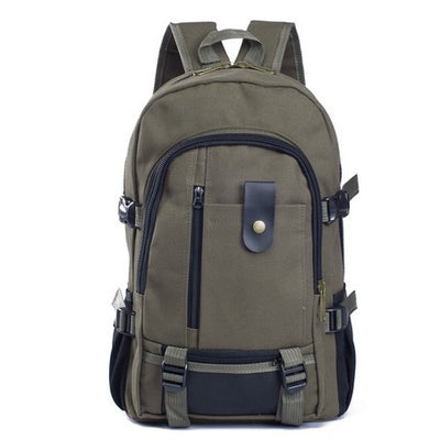 Mochila de Lona para Hombre - Bolsa Escolar Resistente - Image 3