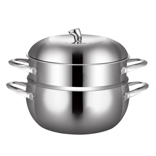 Olla para Sopa de Acero Inoxidable Doble Capa
