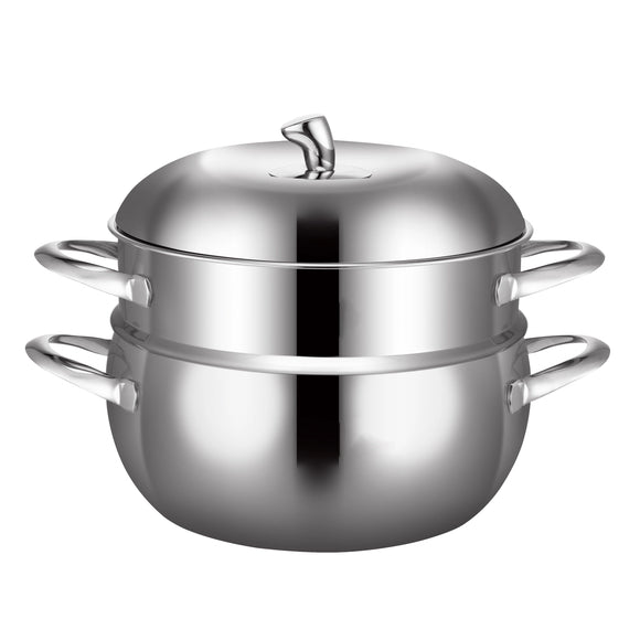 Olla para Sopa de Acero Inoxidable Doble Capa