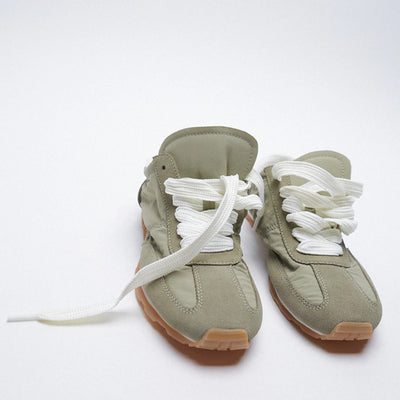 Zapatos Estilo Dad Beige con Costuras Retro - Comodidad Suave - Image 12