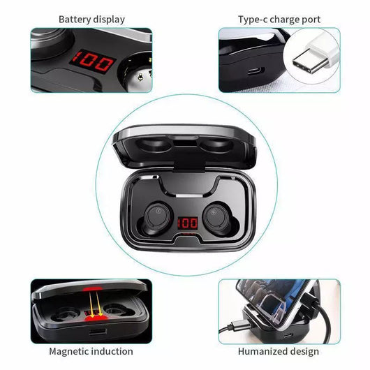 Auriculares Gaming con Carga Inalámbrica y Batería Portátil - Image 6