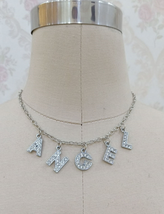 Collar Colgante con Inicial y Diamantes - Image 37