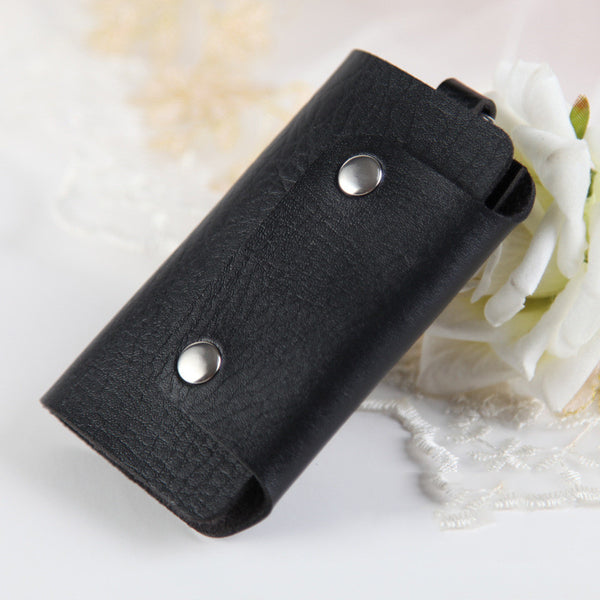 Estuche para llaves de cuero con botones de color - Image 16