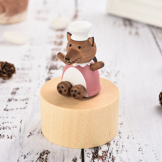 Caja de Música Miniatura de Madera con Diseño Infantil - Image 10
